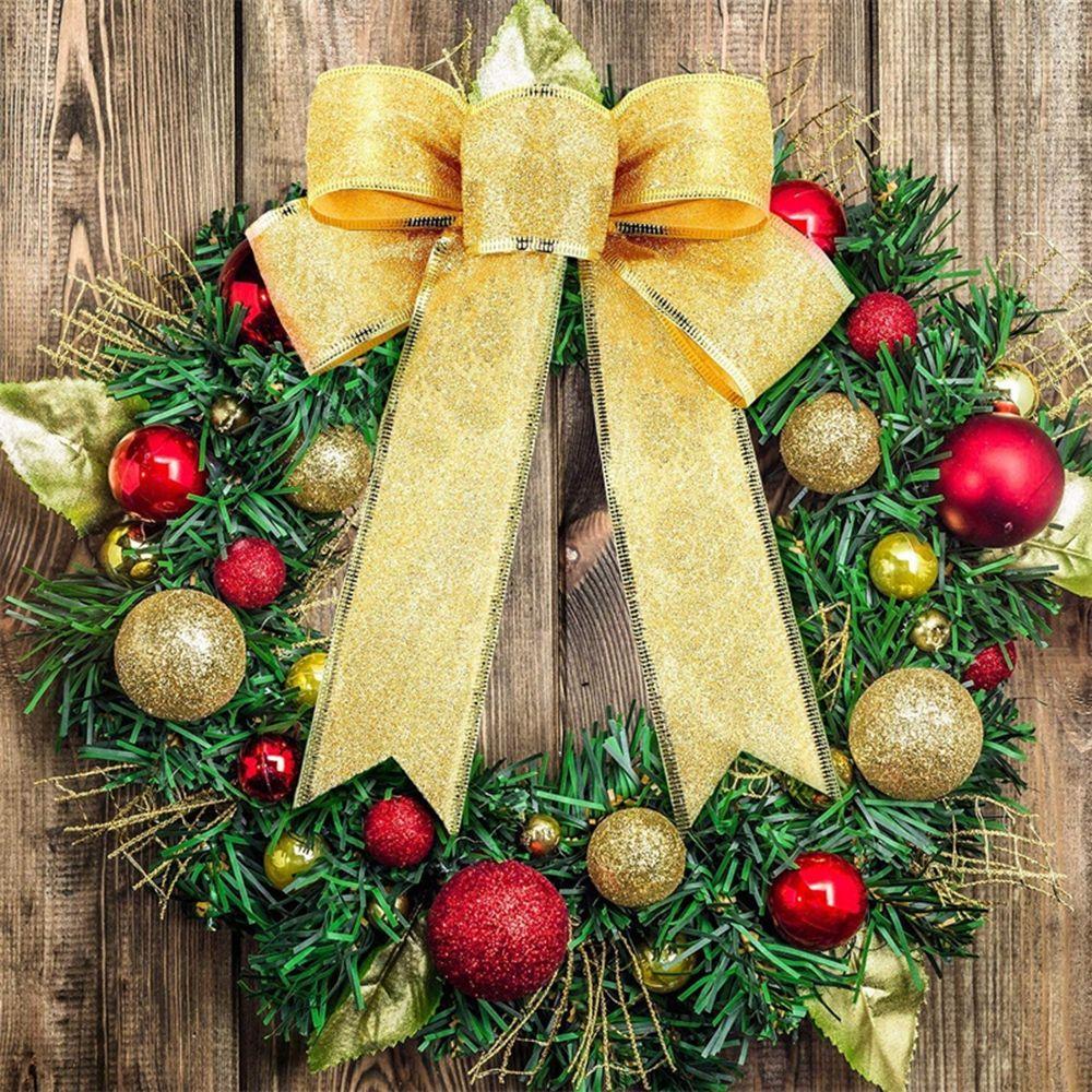 Pendant New Year Decoration Ribbon Bows Christmas Tree Ornaments Xmas Party Supplies Home Decor