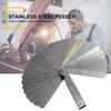 Stainless Steel Feeler Gauge Metric Imperial 0.04-0.88mm Thickness Scale 32 Blades Combination Measuring Instruments