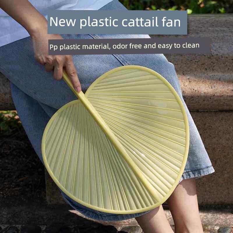 New Large Plastic Banana Leaf Fan for Summer, Durable Household Fan, Thickened and Enlarged Traditional Portable Hand Fan