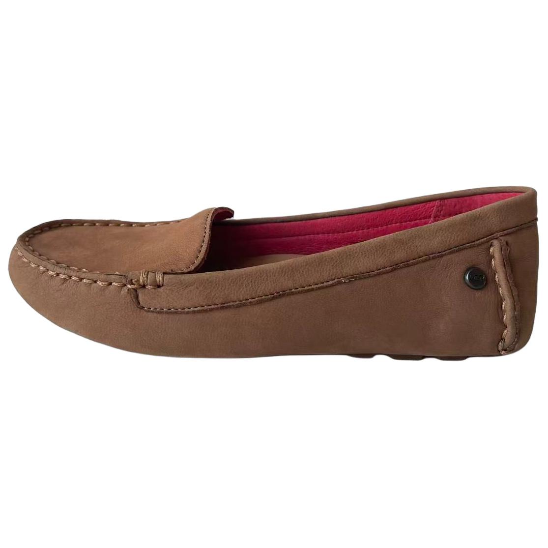 

UGG Milana Ii Sheepskin Versatile Slip-On Loafers Women Loafers Brown 1098209-CHE 37