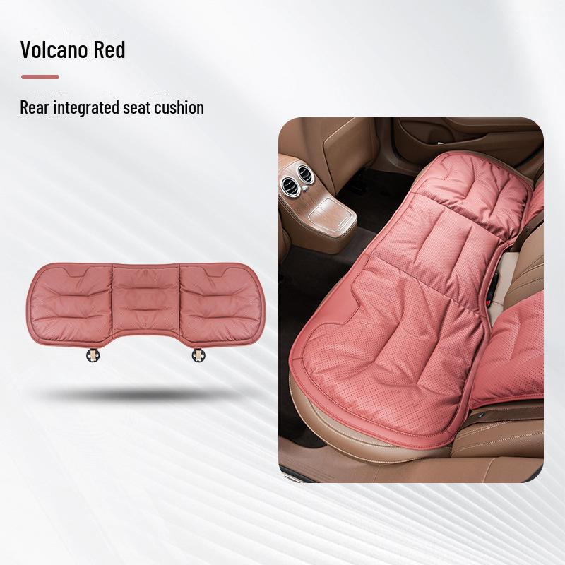 Kiváló minőségű nappa bőr autósülés párna, vastagított csúszásmentes kialakítás első és hátsó ötszemélyes autókhoz