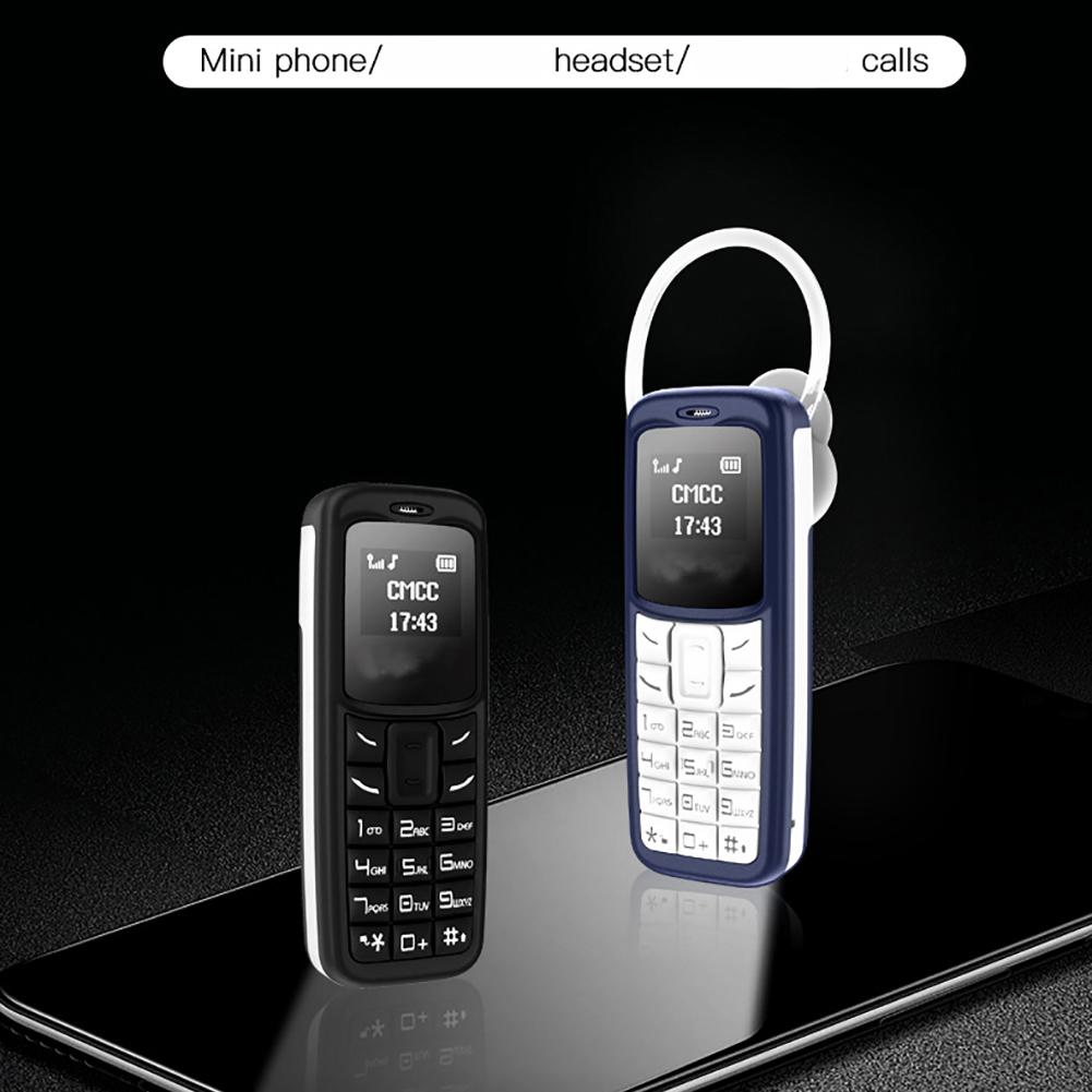 BM30 Bluetooth Mini Earphone Feature Phone Dual SIM Dual Standby Dialer Backup Mobile Phone