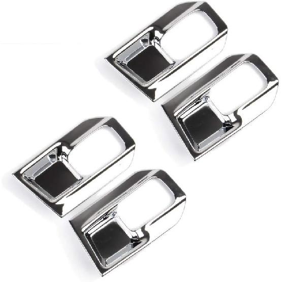 

Chrome Interior Door Handle Bowl Cover Trim fit 2014 2015 2016 2017 2018 Dodge RAM 1500 2500 3500 Accessories