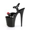 Shoes 20cm black exchangeable ball decoration waterproof table hate sky high heel sandals