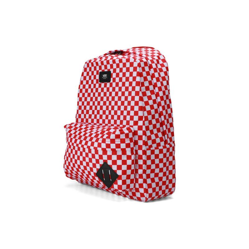 Vans Polyester Backpack Regular Unisex Red White Vans VN0A3I6RRND