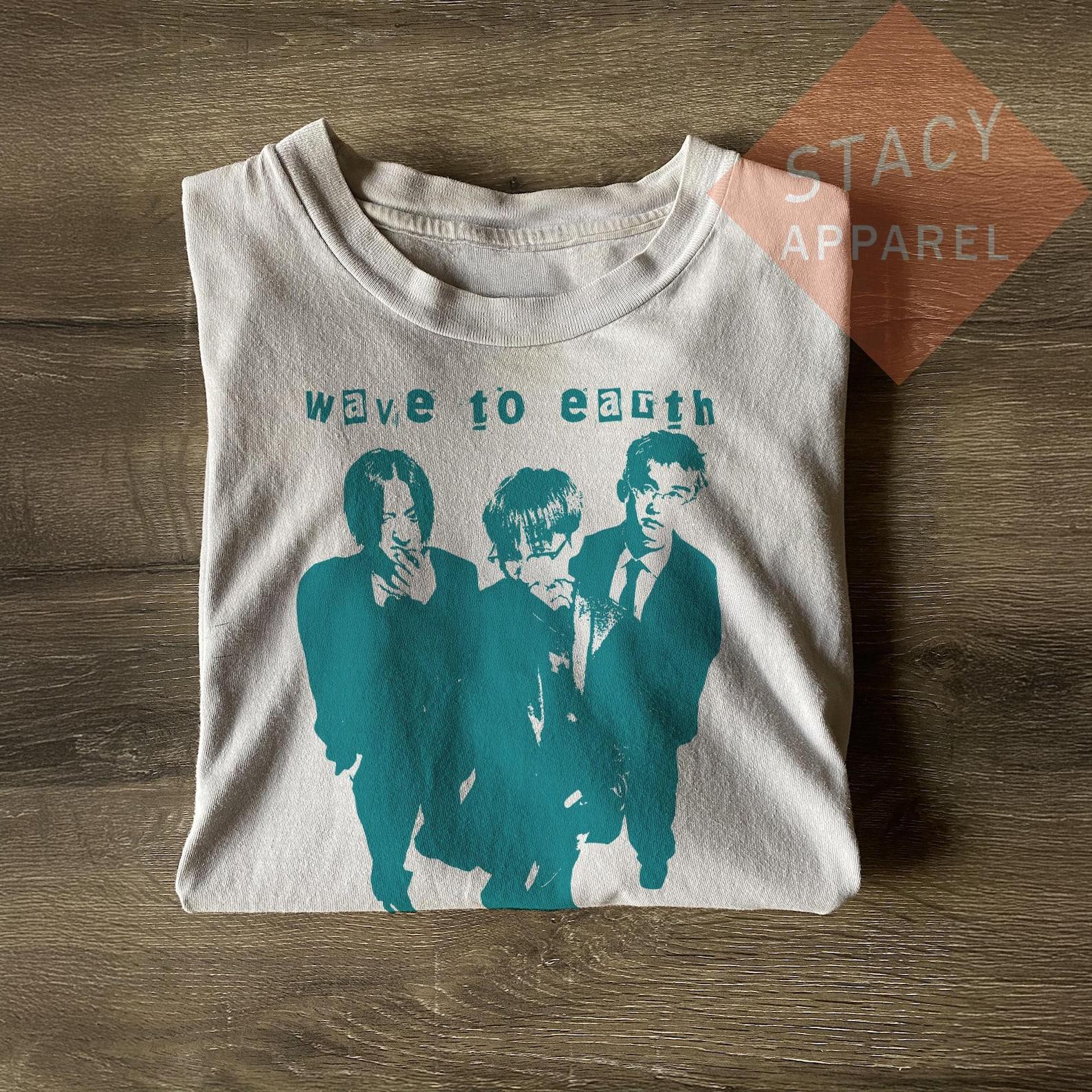 Limited Wave to Earth Shirt - Unisex Kpop Graphic Heavy Cotton Tee XL