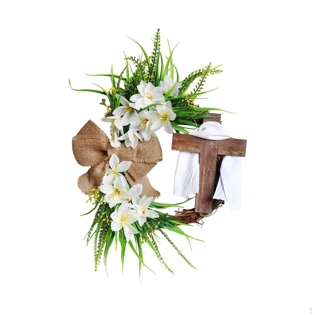 Cross Wreath Bouquet for Home Decor