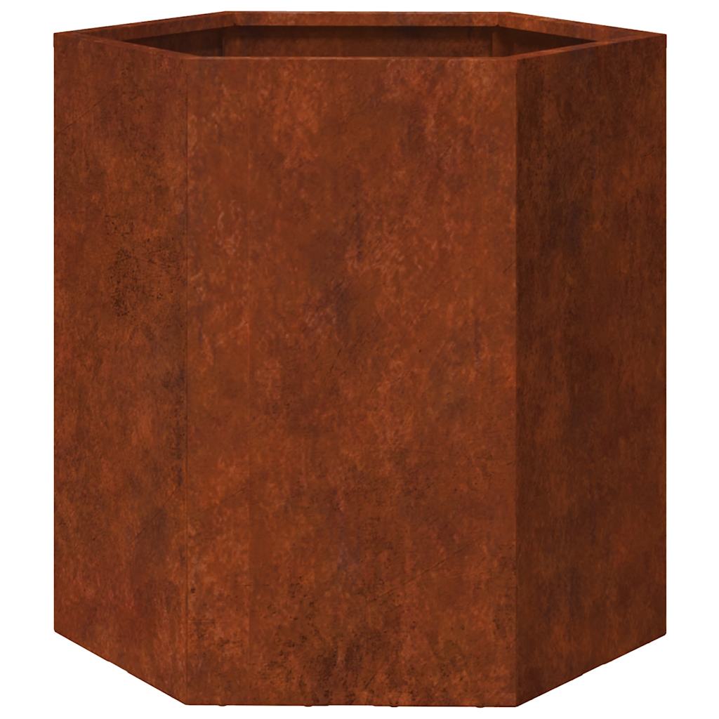 Vidaxl Donica, Rdzawa, 40X40X45 Cm, Stal Kortenowska