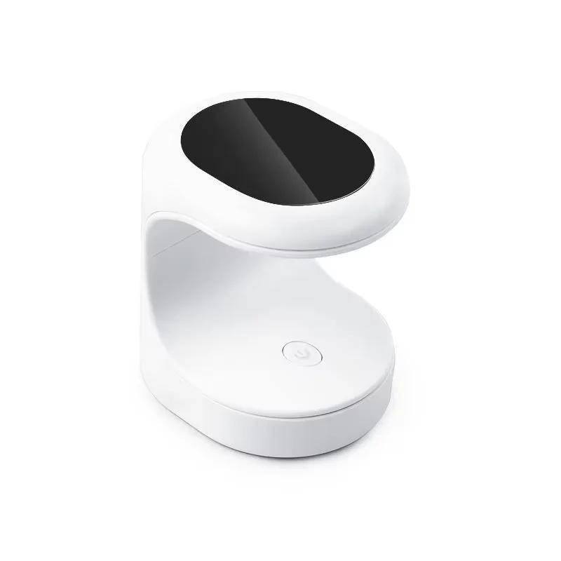 

Компактная 16 Вт УФ-светодиодная лампа для ногтей - Быстрая и безопасная сушка гель-лака - Портативный инструмент для маникюра для DIY и профессионального использования чёрный