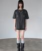 PRENDA Three Star Pigment Short Sleeve Black