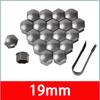 17/19/21mm Car Tire Nut Outer Decoration Car Wheel Nut Cover Protective Cover Rust Proof Car Wheel Hub Screw Cover Accessories