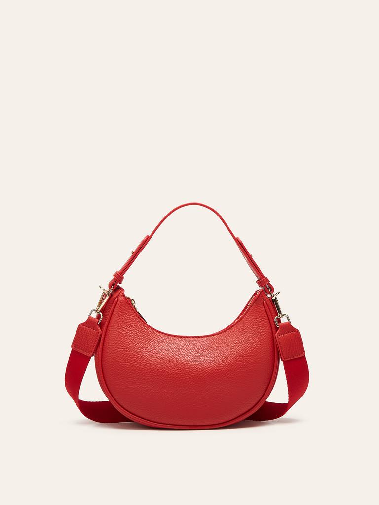 French women's bag new armpit bag fashion messenger portable niche semi-round crescent women's bag shoulder bag