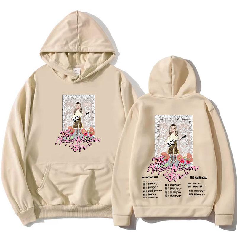 

The Hayley Williams Show Live in America Hoodies Women Men Clothes Long Sleeve Fashion Hooded Pullovers Graphic Print Sweatshirt XS