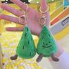Cartoon Mini Weihnachtsbaum Schlüsselanhänger Anhänger Design Plüschanhänger Kinder Mädchen Plüschtiere Weihnachtsgeschenk