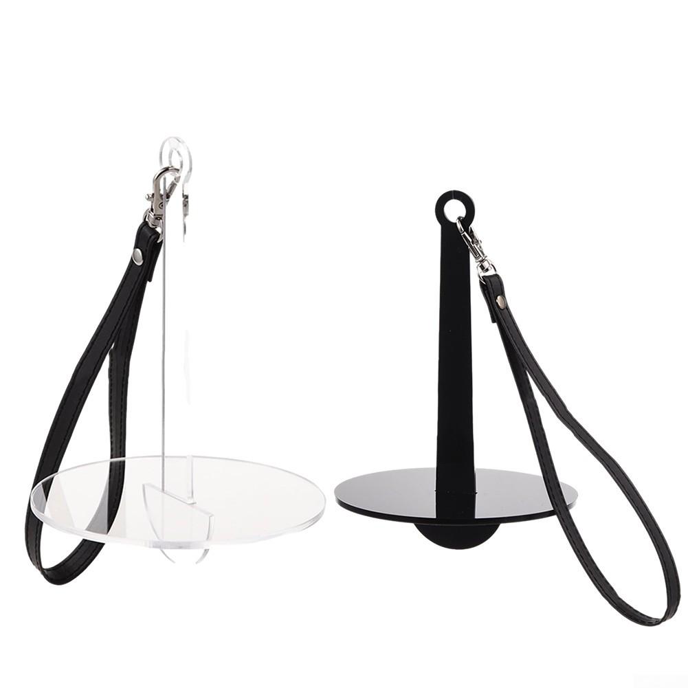 

Акриловый держатель для пряжи на запястье Компактный держатель для пряжи против образования формований transparent