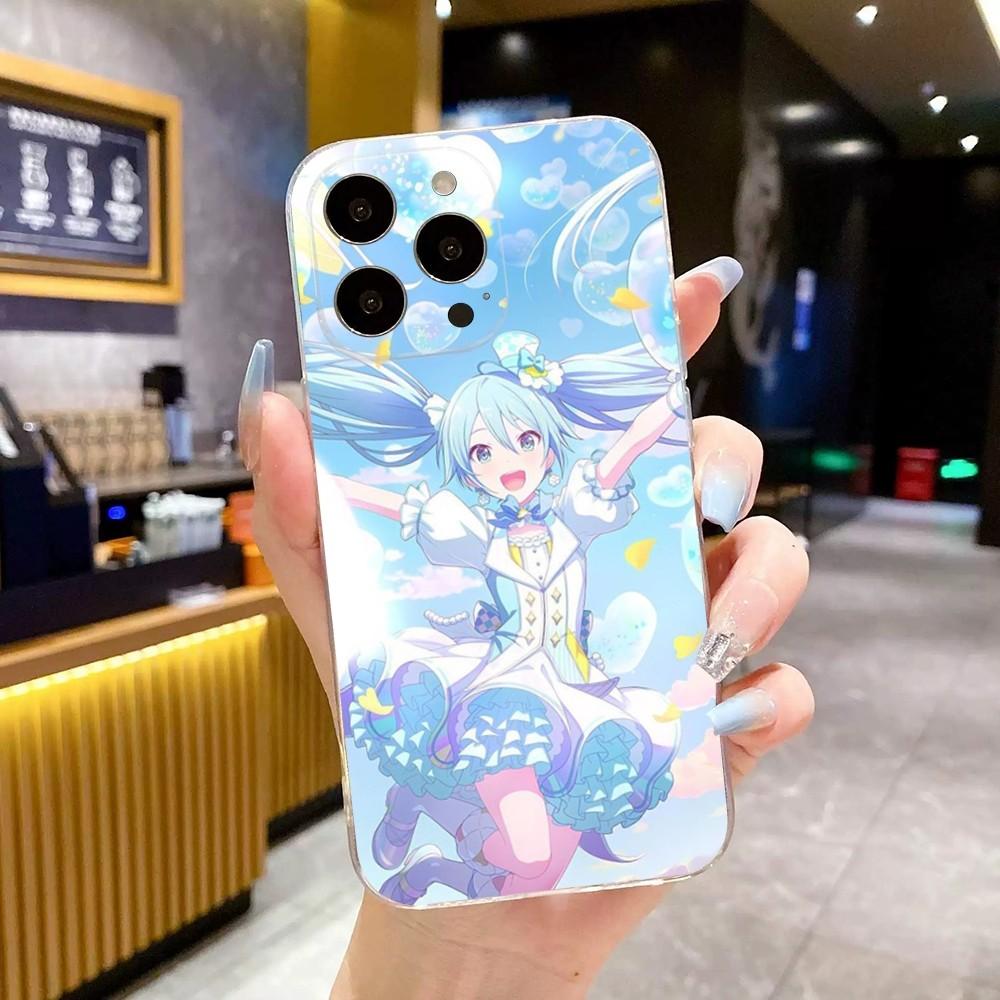 Game P-Project Sekai Phone Case For iPhone Apple 15,14,13,12,Mini,11,Pro,Max,Plus,X,XR,XS,8,SE,2020,Plus Transparent Cover