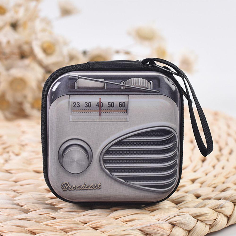 Player Pattern Small Wallet Earphone Cable Storage Bag Coin Purse Cute Cartoon Change Zipper Pocket