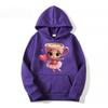 Energetic Girl Heart Apricot Ballet Hoodie – Spring/Autumn Girls' Sweatshirt with Heart Print