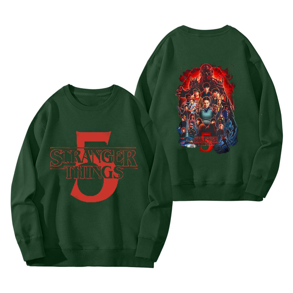 Women's Fashionable And Casual Long Sleeve Round Neck Printed Sweatshirt