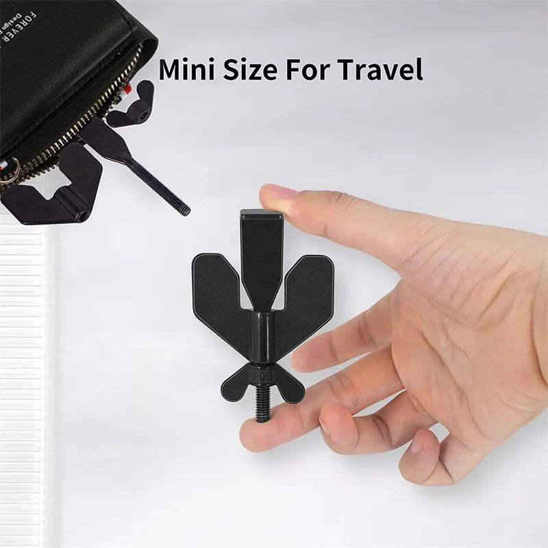 Portable Door Lock – Travel Hotel Anti-Theft Door Lock, Privacy Door Lock for All Types of Doors, Household Anti-Theft Door Stop