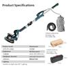 9-inch Self Suction Long Pole Wall Grinder Professional Efficient Dust-free Wall Putty Sander Foldable Wall Polishing Machine