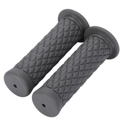 Nakira Motorcycle Grip Moped Handle 22.2mm Non-Penetrating Rubber C Type