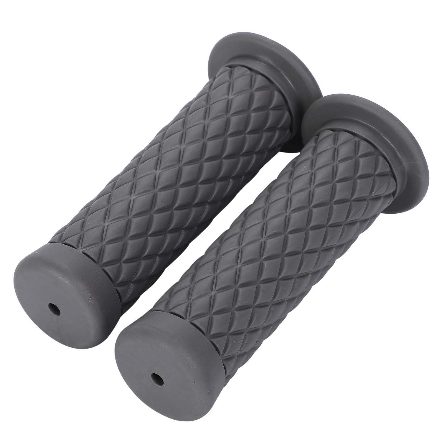 nakira Motorcycle Grip Moped Handle 22.2mm Non-Penetrating Rubber C Type φ22.2mm серый