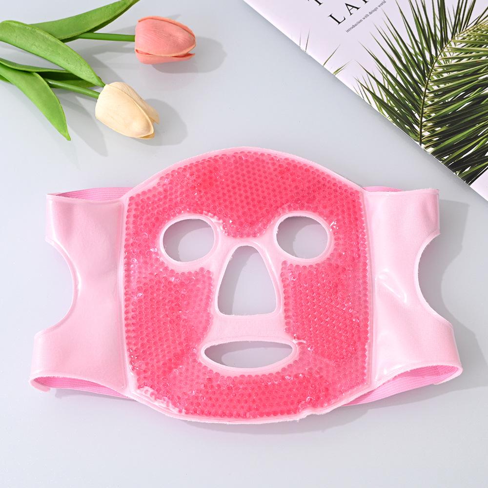 Ice Pack Cooling Face and Eye Mask - Super Soft, Hot/Cold Compress for Post-Surgery Recovery
