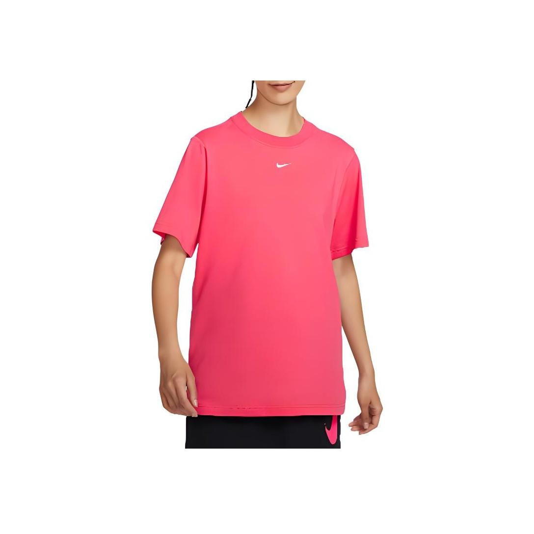 

Nike Sportswear Dopamine Comfort Crew Neck Cotton Loose Short Sleeve T-Shirt Women T-Shirts Purple White FD4150629 L
