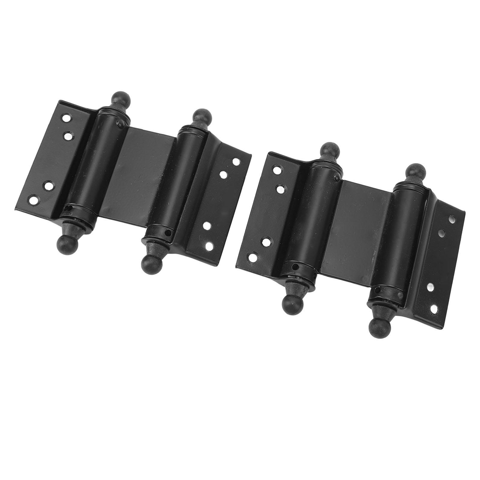 Charnières à ressort double action en acier inoxydable Charnières de porte à fermeture automatique Ressort de fermeture automatique double pour portes battantes Finition polie Résistant à la rouille pour Ca