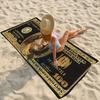 1pz Telo Mare Stampa Banconote Originale, Poliestere Asciugatura Rapida Morbido, Leggero da Viaggio per Surf, Nuoto e Campeggio