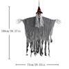 1PC Halloween Ornaments Pumpkin Hanging Ghost Face Gauze Hanging Ghost Festival Haunted House Courtyard Party Atmosphere Arrangement Props