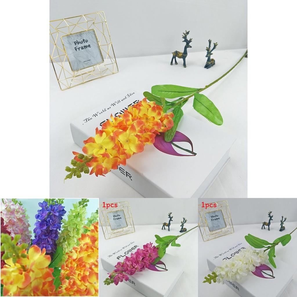 Decorative Silk Violet Faux Plants For Wedding Home Ornamentation