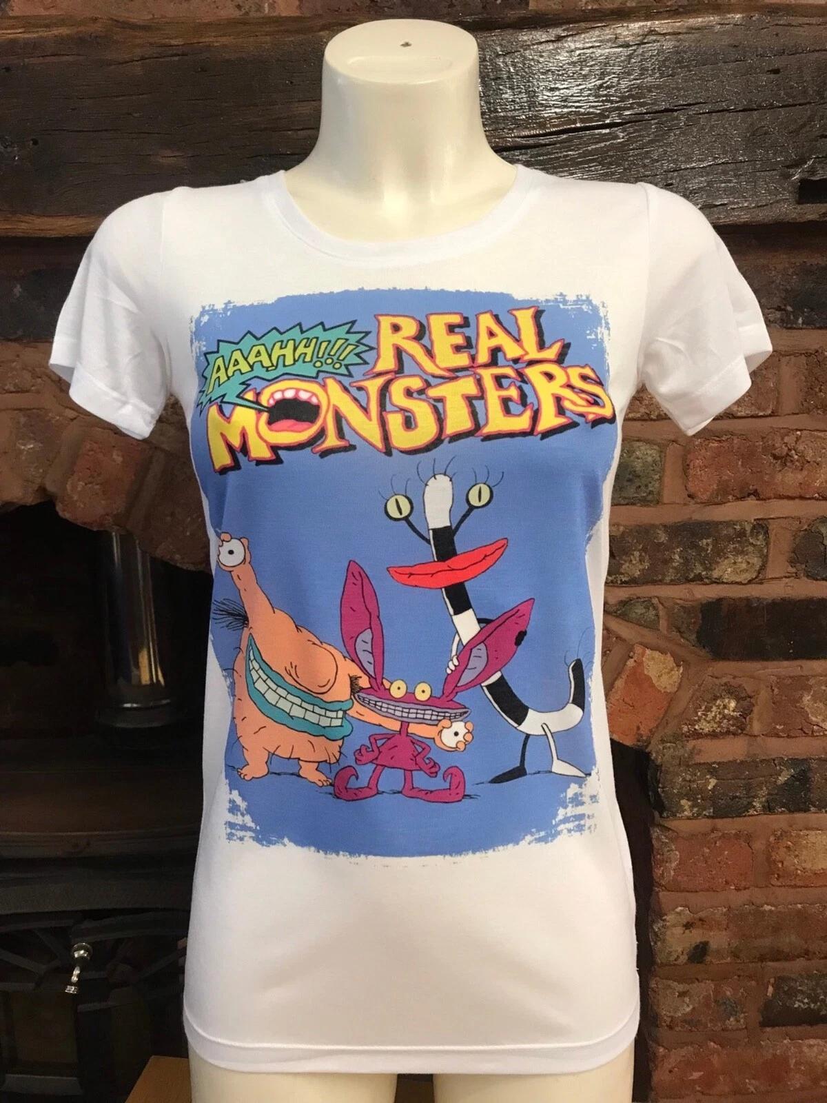 AAAHH Real Monsters 100% Cotton T-shirt Mens Tees Top - Mens & Women s sizes S-XXL - retro 90s vintage 3XL