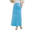 Et Rope Skirt Stretch Nylon Taffeta Skirt GAC03060 Turquoise [Adam Femme] (49)