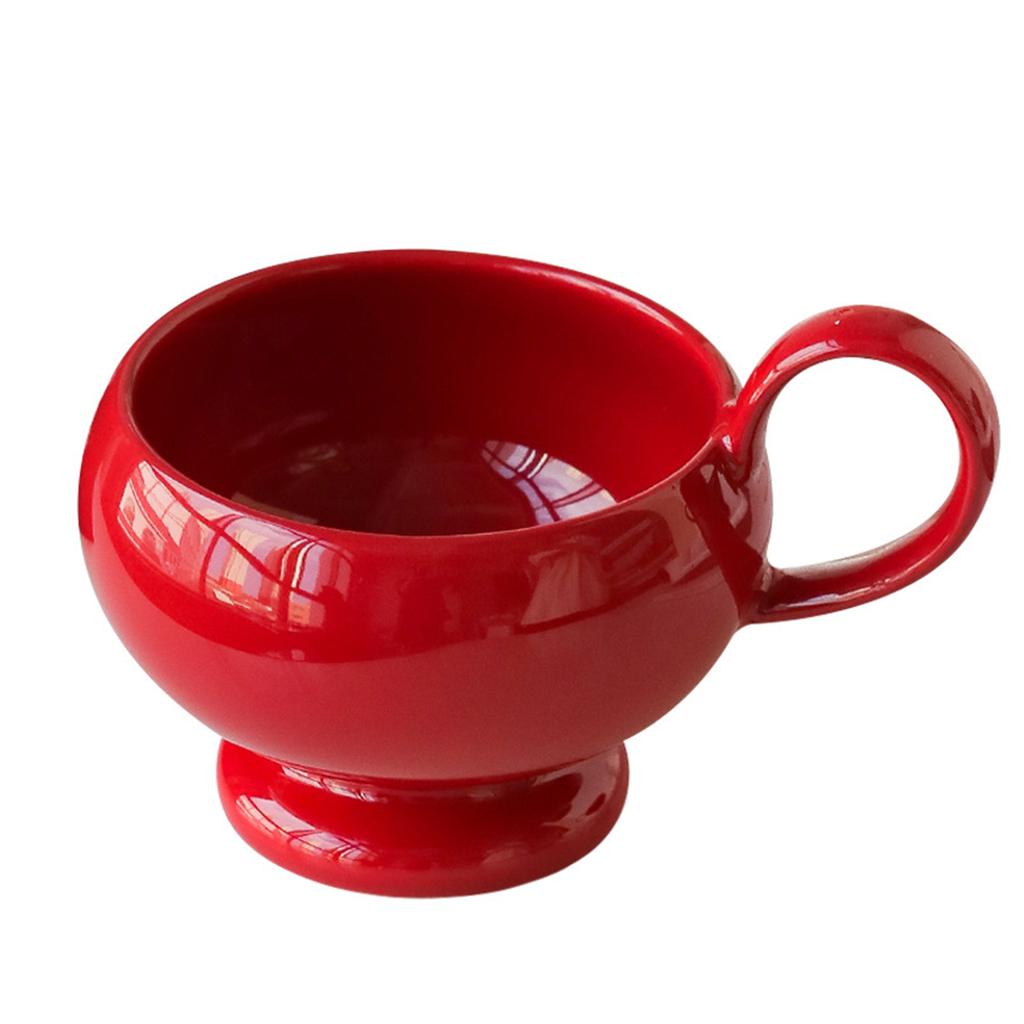 Aladdin Style Ceramic Coffee Mug 280ml With Carrying Handle Ins Design Drinkware For Home Office And Outdoor Use