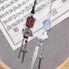 Retro Oriental Lotus Phone Strap, Decor Charm for Phone, Bag, Key & CCD Camera, Nice Gift for Anime Fans and Friend Gifting
