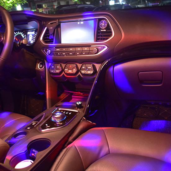 Einstellbare Auto-Diskokugel, superhell, wiederaufladbar über USB, Mini-Größe, tragbar, mit Soundaktivierung, mehrfarbiges Auto-Diskolicht