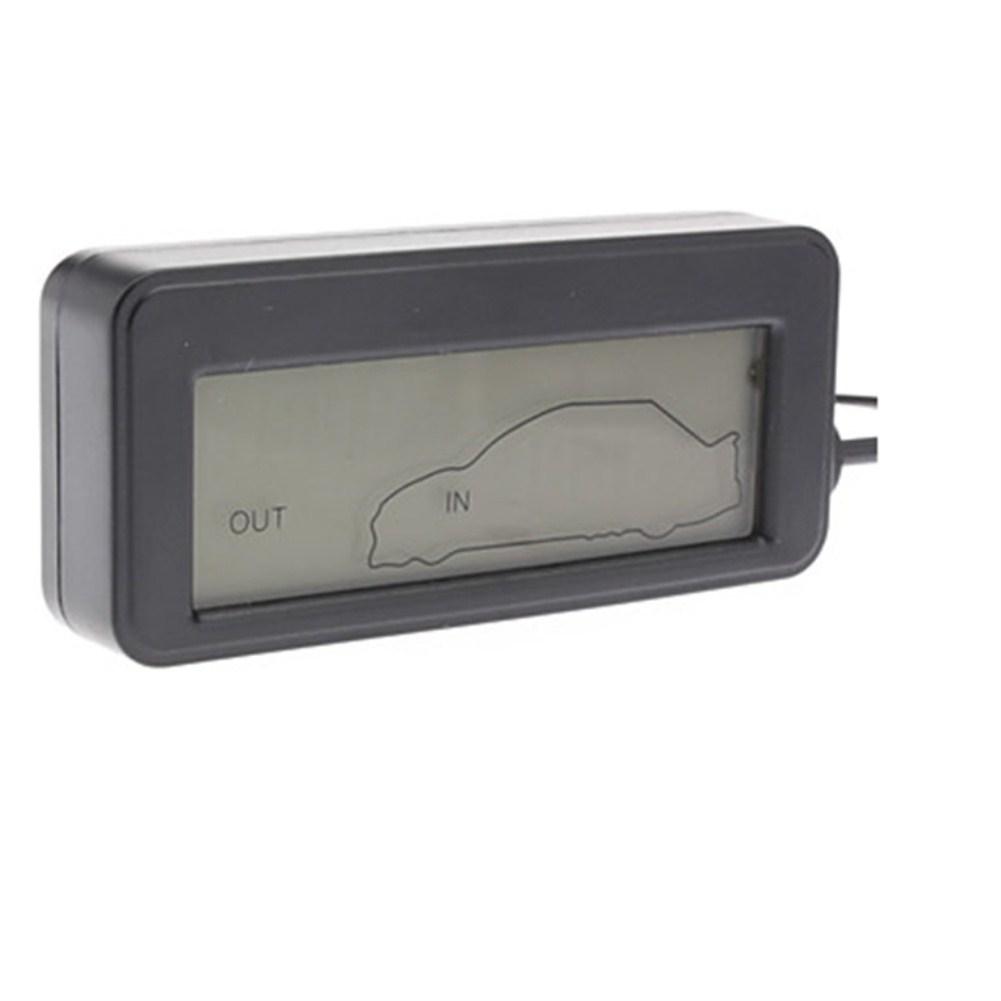 12V Mini LCD Display Digital Thermometer Car Inter/Exter Thermometer Embedded Electronic Digital Thermometer
