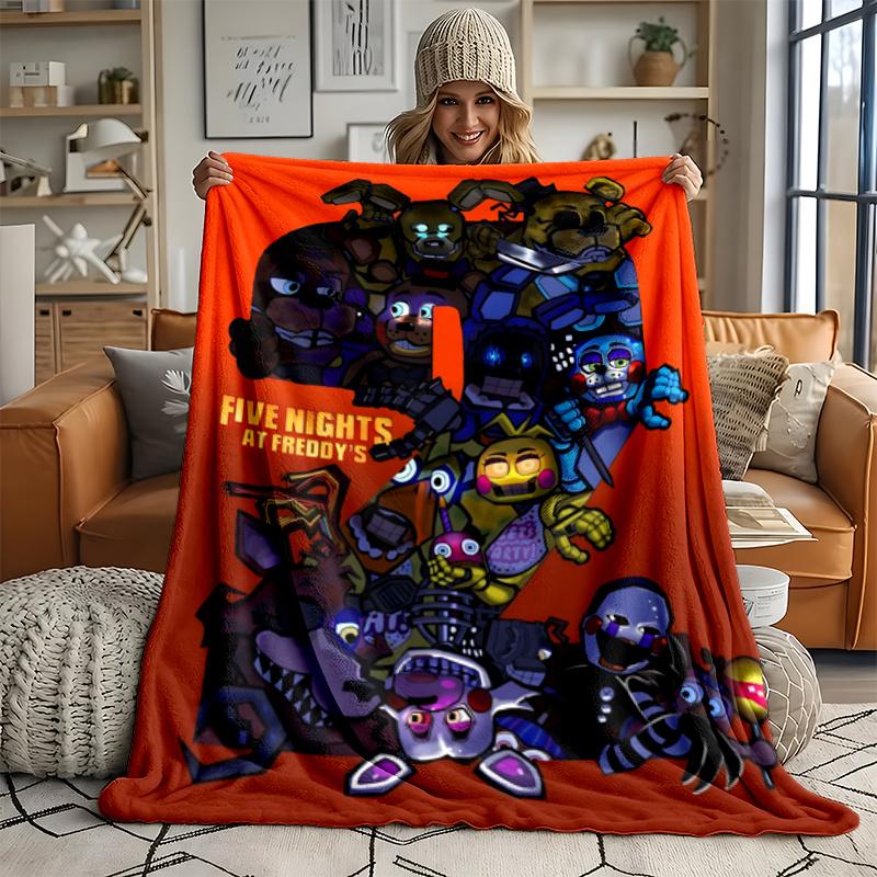 Five nights at freddy Ultra Soft Flannel Throw Blanket Warm Cozy Blanket for Bed Couch or outdoor best gift
