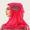Shiny Sequin Embellished Headscarf Light Luxury Long Scarf Elegant Head Wrap Turban  Festival