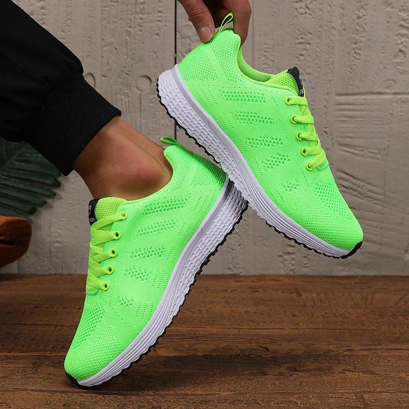 Men'S Colorful Trendy Shoes Fashionable Luxurious Design Lightweight Breathable Comfortable Durable Mesh Training Sports Shoes