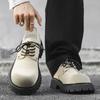 Leather shoes men's spring new formal wear business big head thick sole heightening wedding groom casual shoes 66622-J