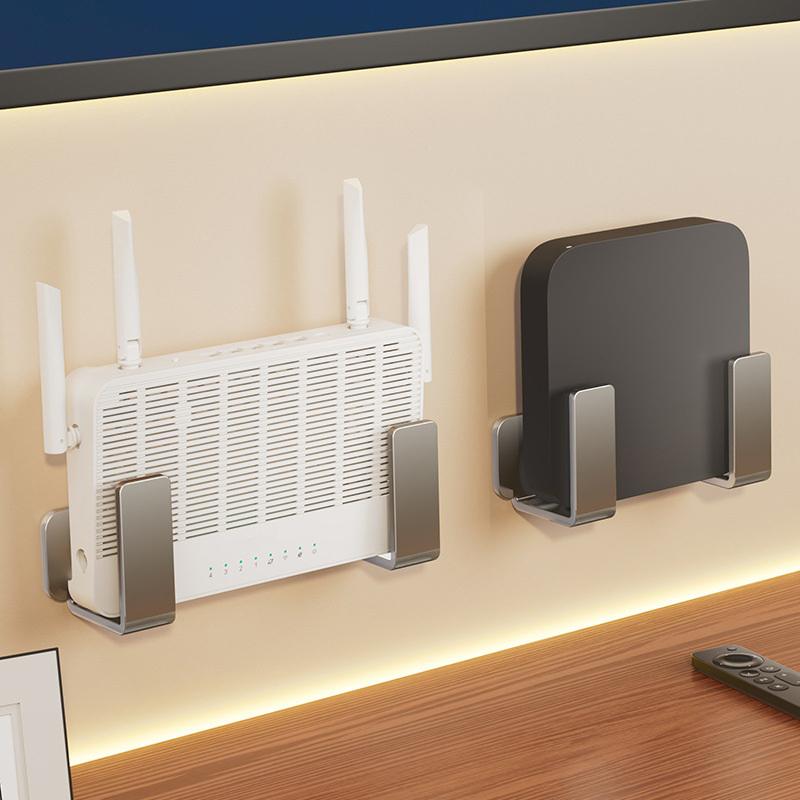 Router Storage Box Wall Artifact Set-Top Box Wall-Mounted Fixture Support Bracket Wifi Placement Rack