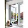 DN Aluminium Sliding Window 2.0mm Thermal Break Structure Slide Window Smoothly Metal Frame Soundproof Window for House