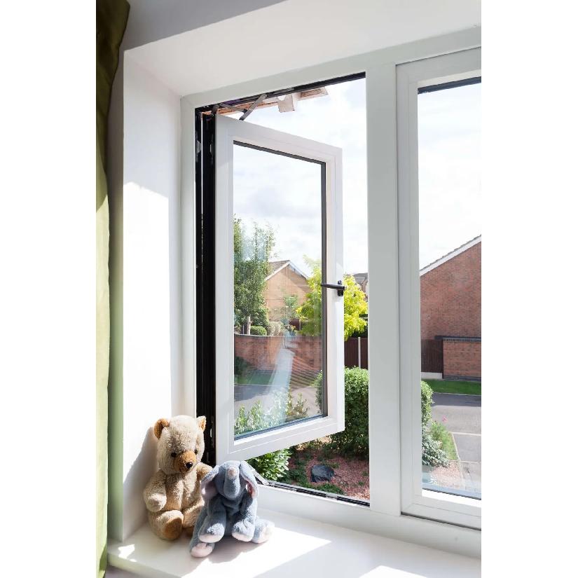 DN Aluminium Sliding Window 2.0mm Thermal Break Structure Slide Window Smoothly Metal Frame Soundproof Window for House