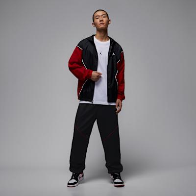 Jordan Jackets Men's Black Hooded Moderate Other