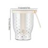 Double Layer Oatmeal Storage Jars Anti-Slip Salad Cup Fruit Preservation Cup  Multi-purpose