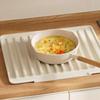 Flexible Thick Silicone Sink Drying Mat Heat-Resistant Kitchen Sink Mat  Bowl Plate Draining