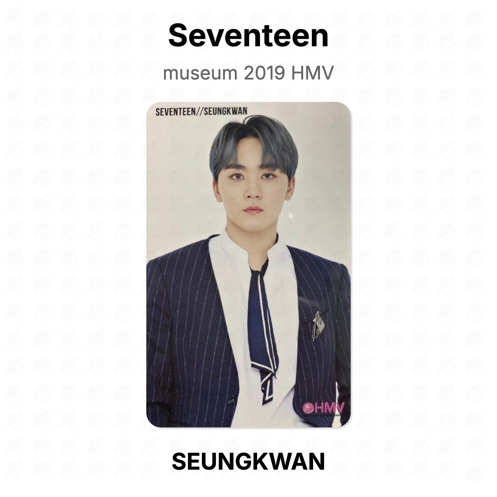 Seventeen museum 2019 HMV Official Photocard SEUNGKWAN